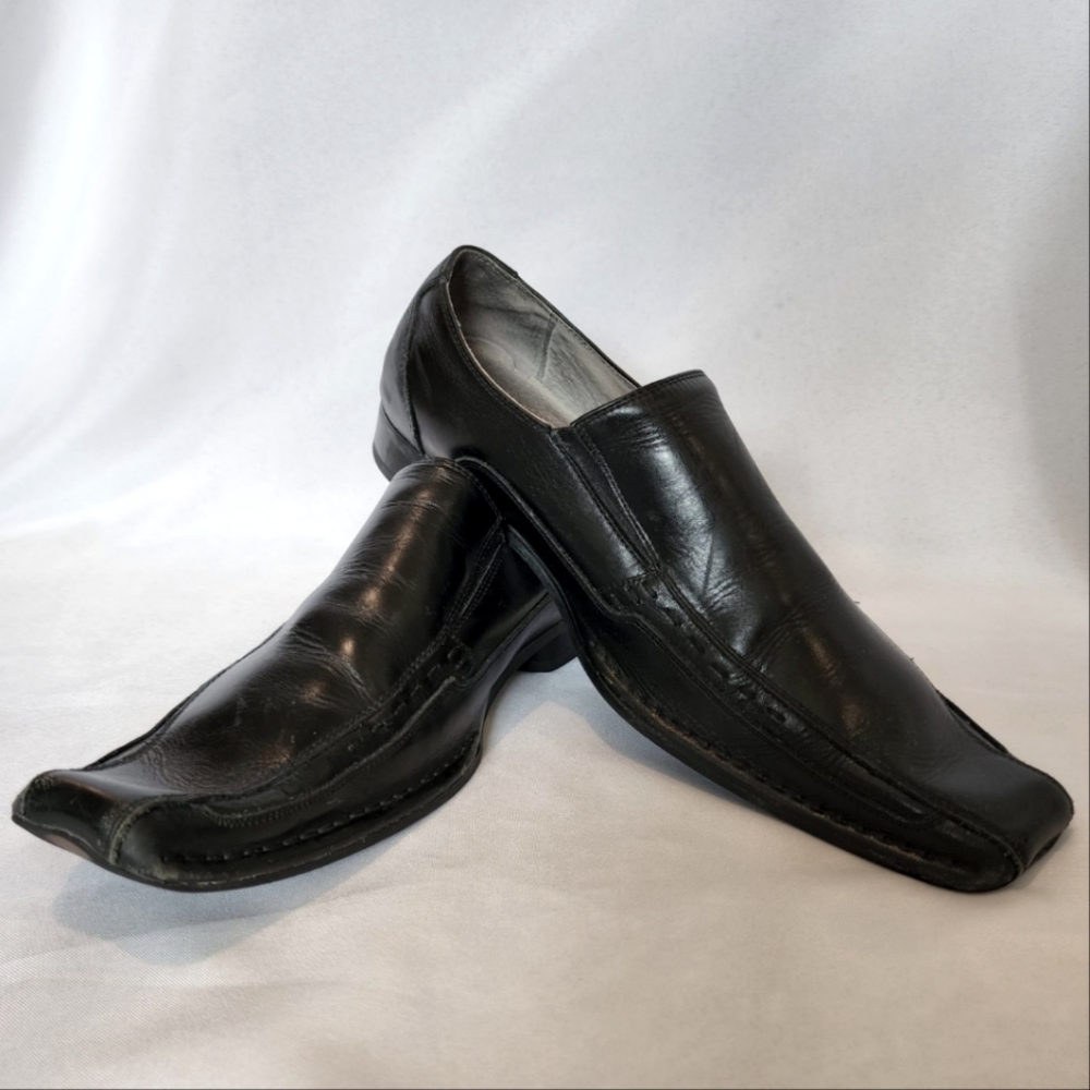 Stacy Adams Templin Bike Toe Loafer, Black